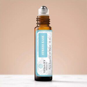 2 Vitality Extracts STRESS EASE Essential Oil Blend Roll On 10 ml (2 bottles)